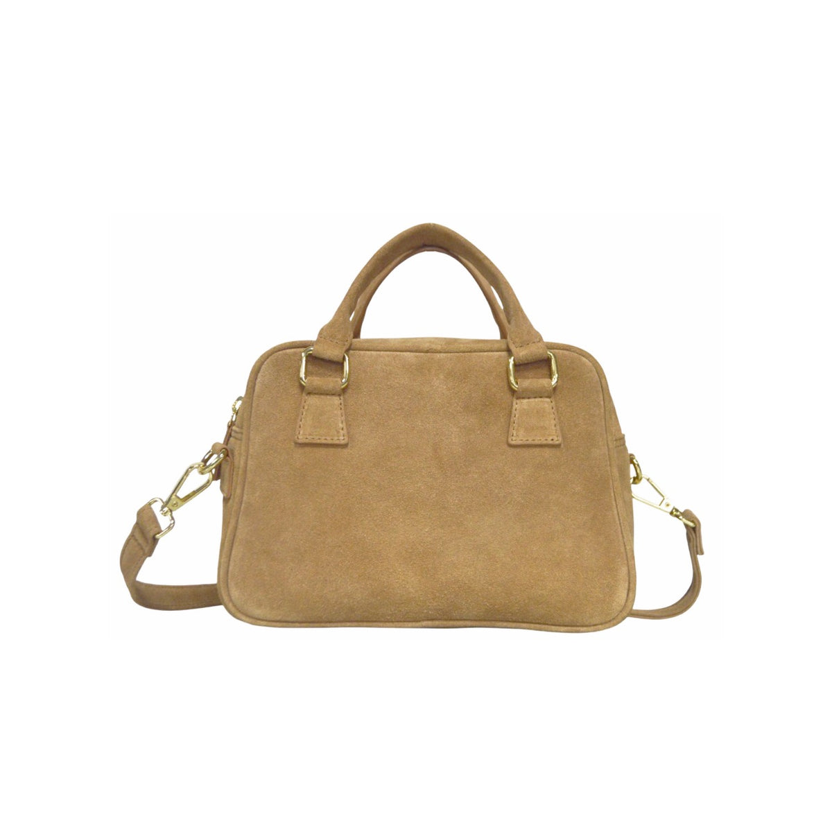 Harper Suede Bowling Bag