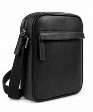 The London North South Leather Crossbody Bag – Black