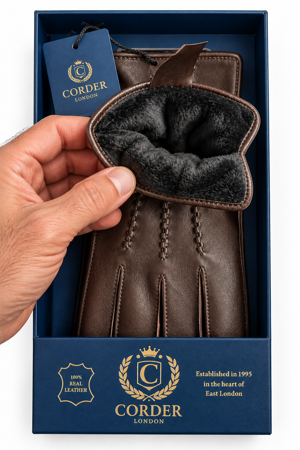 The London Raw Edge Glove