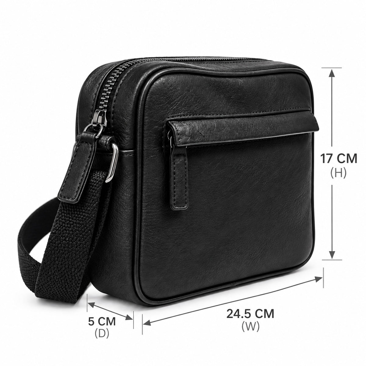 The London East West Leather Crossbody Bag