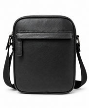 The London North South Leather Crossbody Bag – Black
