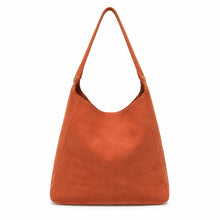 Lani Suede Hobo Bag - Burnt Orange