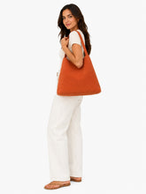 Lani Suede Hobo Bag - Burnt Orange