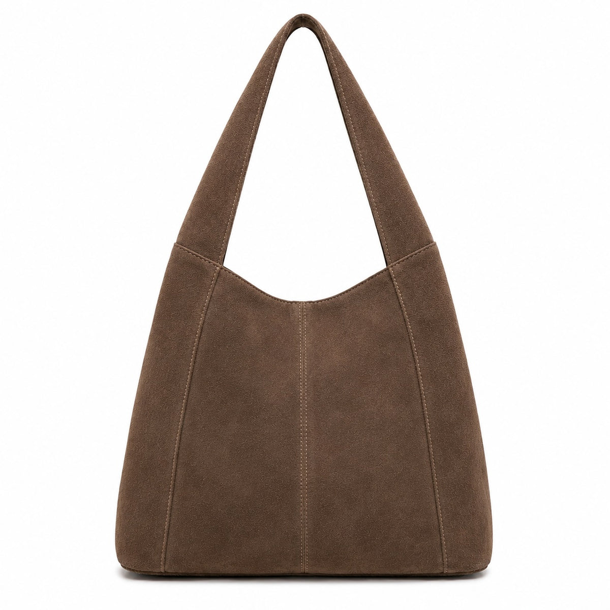 Laurie Suede Hobo Bag - Choc