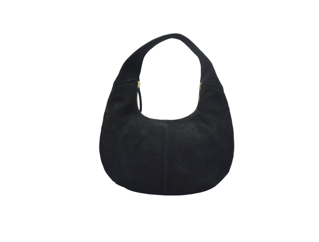 Carrie Suede Shoulder Bag