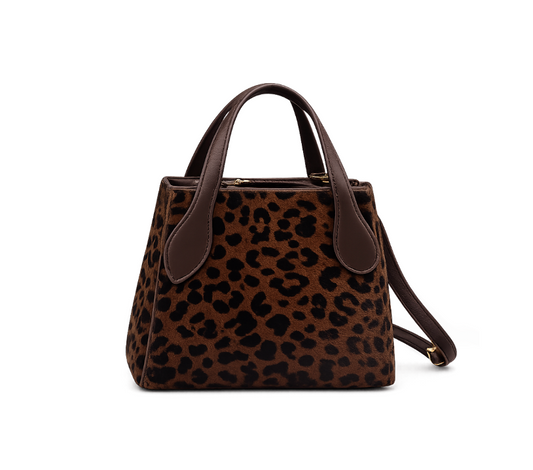Carie Mini Leopard Hairon Tote