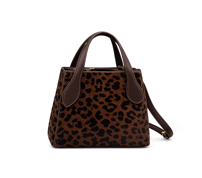 Carie Mini Leopard Hairon Tote