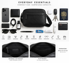 The London East West Leather Crossbody Bag