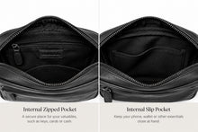 The London East West Leather Crossbody Bag