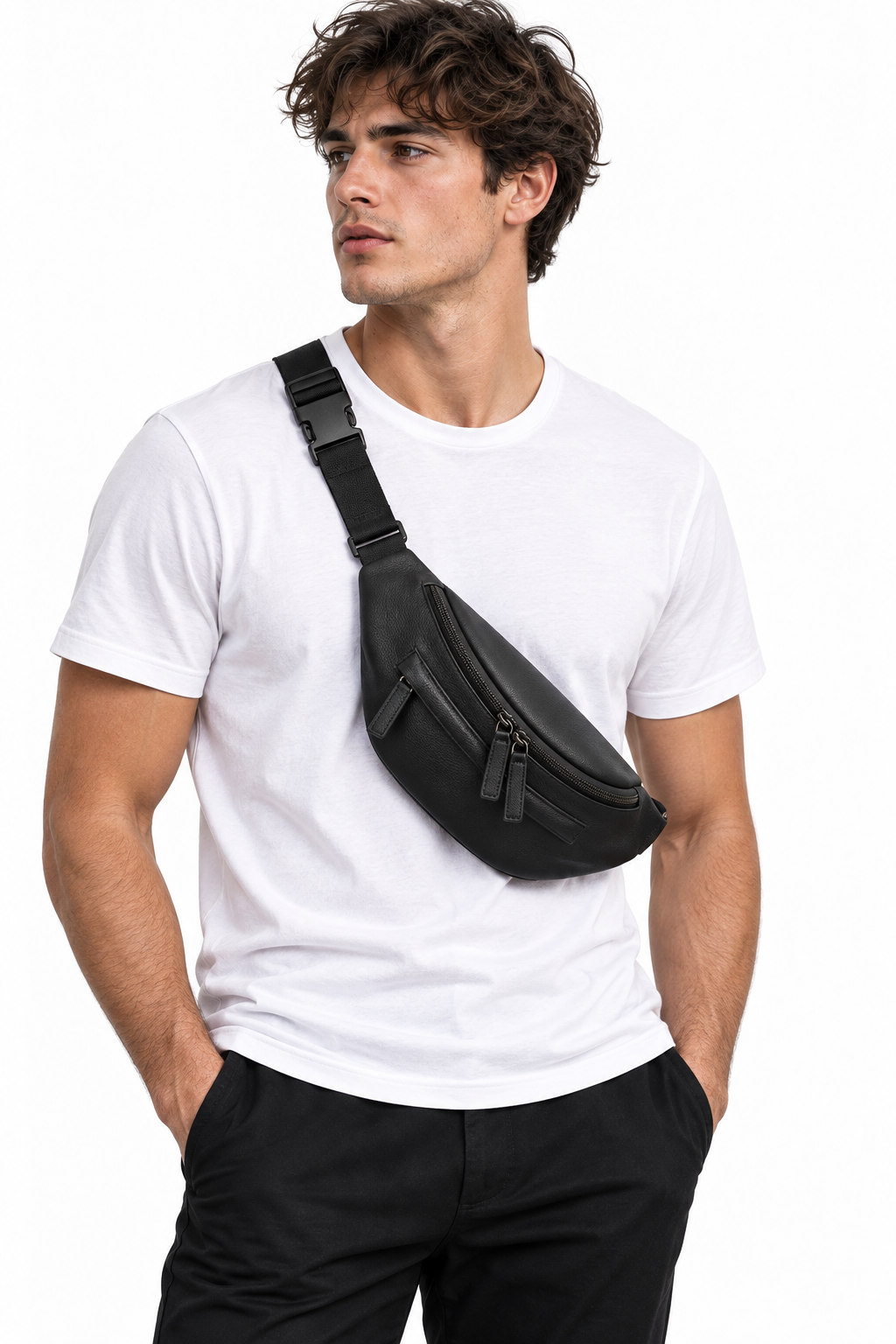 The Camden Leather Crossbody Sling Bag