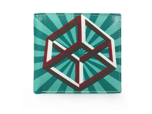 Optical Illusion Cube - Blue