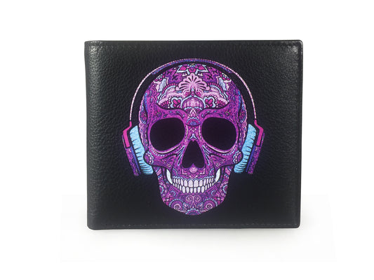 Purple Candy Skull DJ