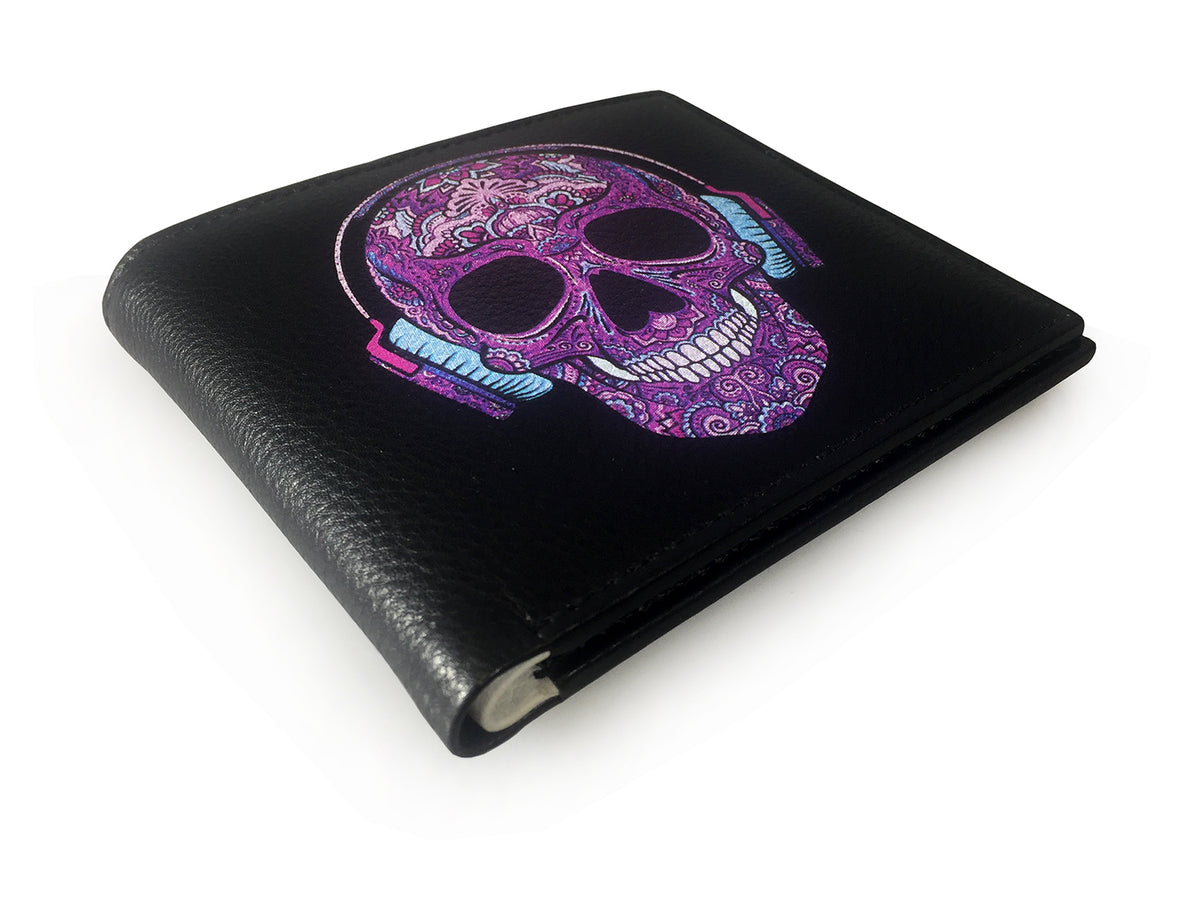 Purple Candy Skull DJ
