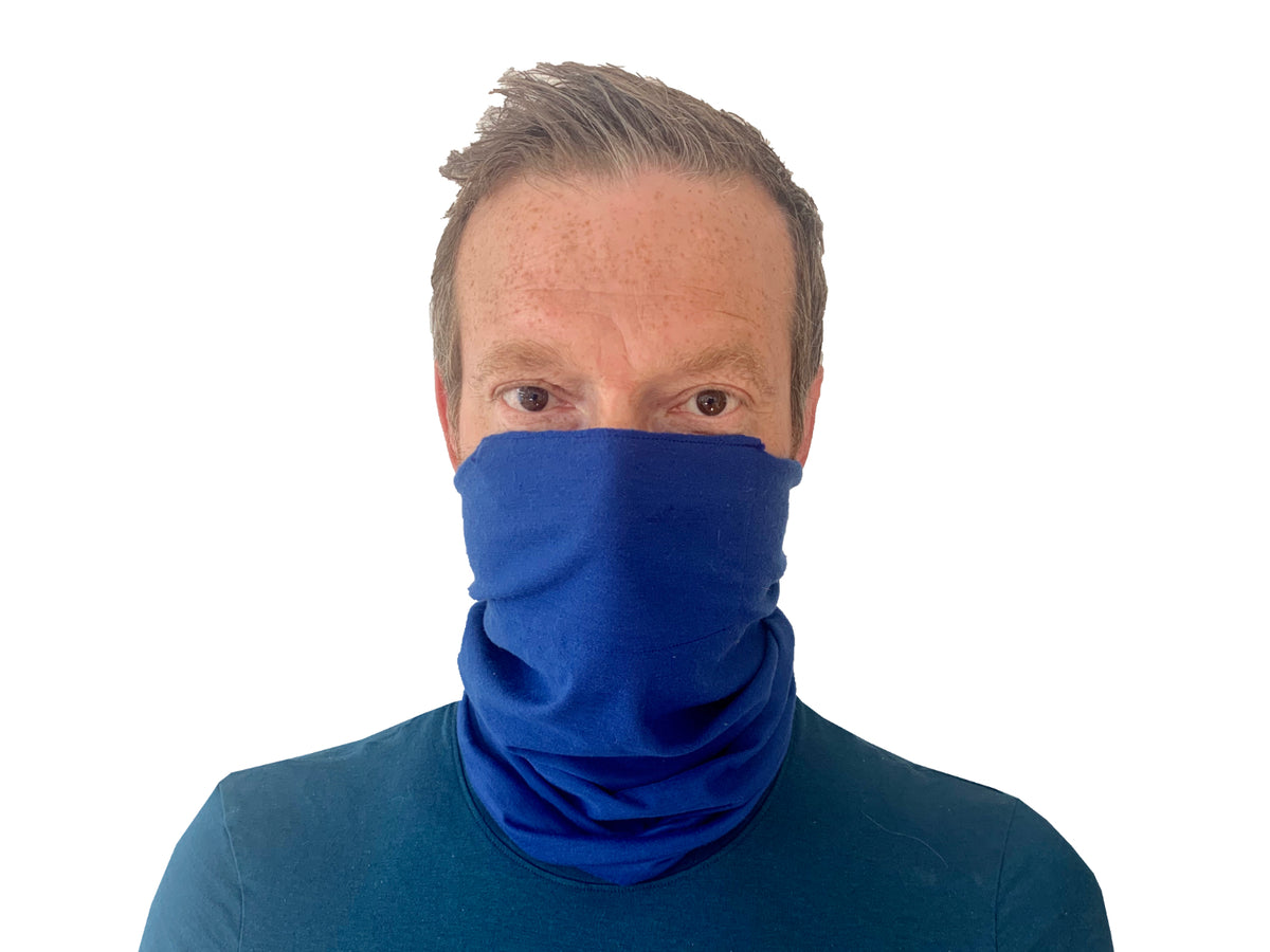 Blue Neck Gaiter Mask