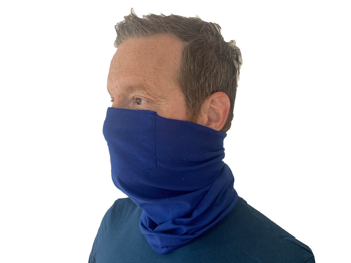Blue Neck Gaiter Mask