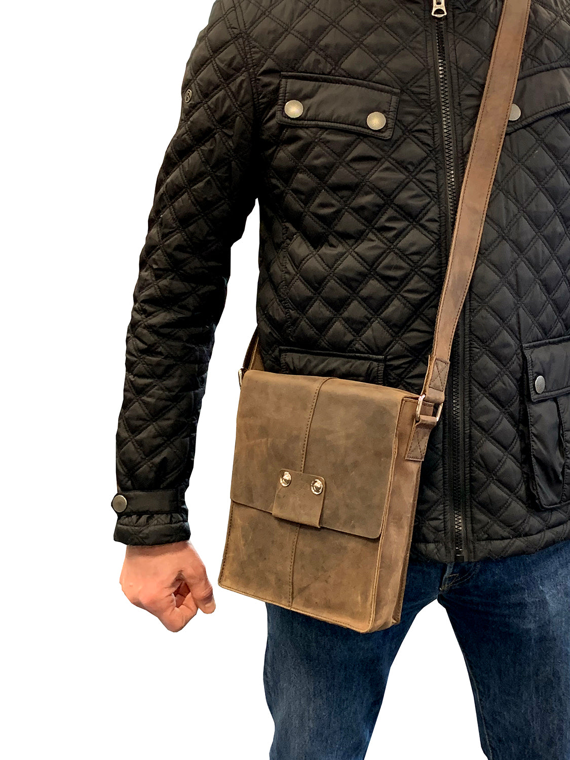 Aiden - Dk Brown Distressed